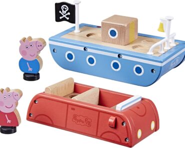 Peppa Pig Toys Wooden Car and Wooden Boat – Only $11.34!