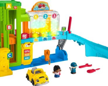 Fisher-Price Little People Toddler Playset Light-Up Learning Garage – Only $23.36!