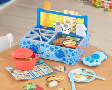 Melissa & Doug Blue’s Clues & You! Wooden Cooking Play Set (42 Pieces) – Only $18.10!