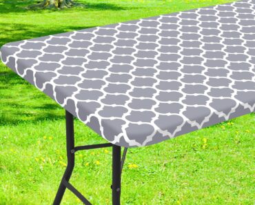 Waterproof Elastic Fitted Table Covers – Only $6.78!