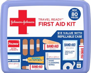 Band-Aid Travel Ready Portable Emergency First Aid Kit – Only $7.52!