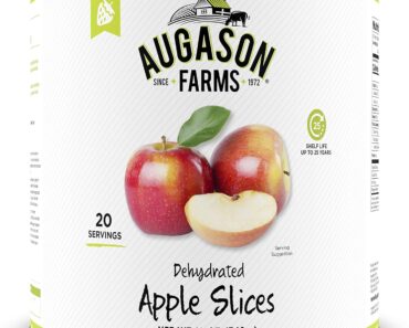 Augason Farms Dehydrated Apple Slices, No. 10 Can – Only $13.12!
