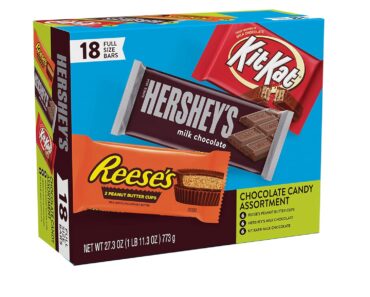 HERSHEY’S, KIT KAT and REESE’S Assorted Milk Chocolate, Easter Basket Easter Candy Variety Box (18 Count) – Only $15.29!