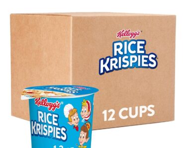 Kellogg’s Rice Krispies Breakfast Cereal Cups (12 Cups) – Only $9.60!
