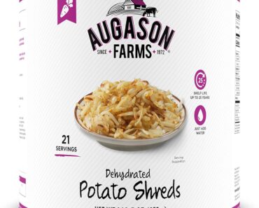 Augason Farms Dehydrated Potato Shreds 1 lb 7 oz – Only $8.52!