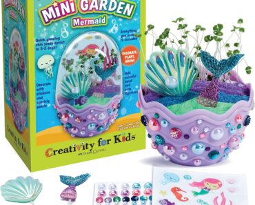 Creativity for Kids Mermaid Garden Mini Terrarium Craft Kit – Only $6.95!