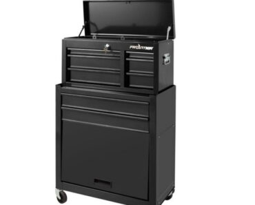 Frontier 24-inch 5-Drawer Rolling Tool Chest and Cabinet Combo – Only $149!