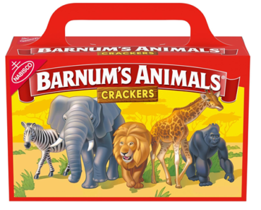 Barnum’s Original Animal Crackers, 2.13 oz Box – Just $1.19!