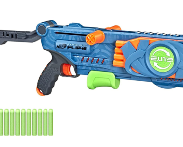 NERF Flipshots Flip-16 Blaster with 16 Barrels That Flip to Double Your Firepower – Just $9.15!