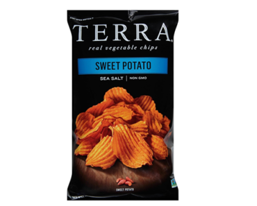 Terra Vegetable Chips, Crinkle Cut Sweet Potato with Sea Salt – Just $2.13!