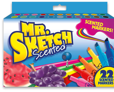 Mr. Sketch Chiseled Tip, 22 Assorted Scented Markers – Just $11.35!