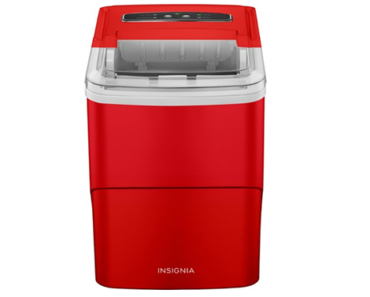 Insignia 26-Lb. Portable Red Ice Maker – Just $49.99!