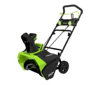 Greenworks 40V 20-inch Cordless Brushless Snow Blower with 4.0 Ah Battery and Charger – Just $148.00!