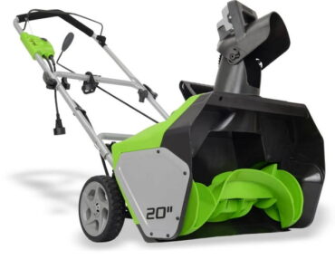 Greenworks 13 Amp 20 in. Corded Electric Snow Thrower – Only $68!