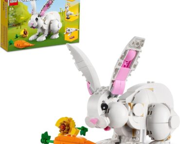 LEGO Creator 3 in 1 White Rabbit Animal Toy Building Set – Only $15.99!