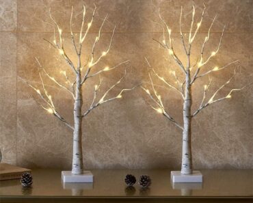 Lighted Birch Trees (2 Pack) – Only $17.99!