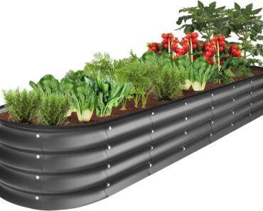 Best Choice Products 8x2x1ft Outdoor Metal Raised Garden Bed – Only $64.99!