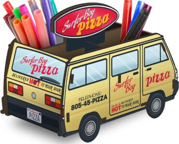 Stranger Things Surfer Boy Pizza Desk Caddy – Only $3.50!