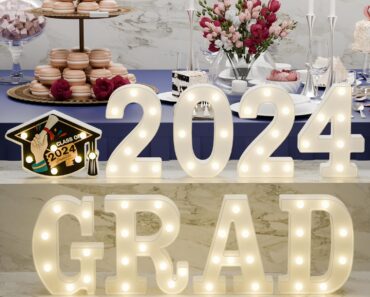 Graduation Party Decorations 2024-8 LED Long Marquee Light Up Letters – Only $25.89!