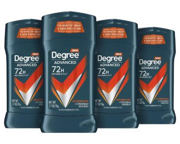 Degree Men Antiperspirant Deodorant, Adventure Freshness and Odor Protection (Pack of 4) – Only $7.78!