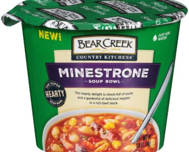 Bear Creek Hearty Soup Bowl, Minestrone, 1.9 Ounce (Pack of 6) – Only $7.05!