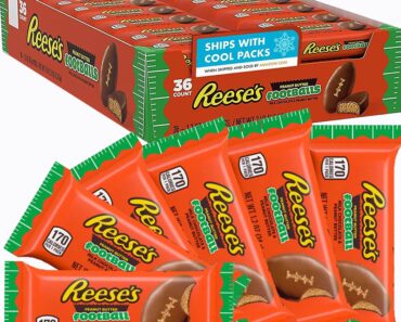 REESE’S Milk Chocolate Peanut Butter Individually Wrapped Footballs (36 Count) – Only $20.14!