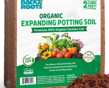 Back to the Roots Organic Potting Soil 10-lb Coco Coir – Only $14.99!