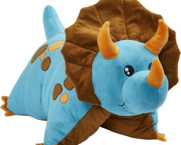Pillow Pets Triceratops Stuffed Animal Plush Toy – Only $20.50!