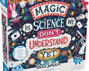 Goliath Steve Simpson: Magic is Science 1000-Piece Puzzle with Poster – Only $3.74!