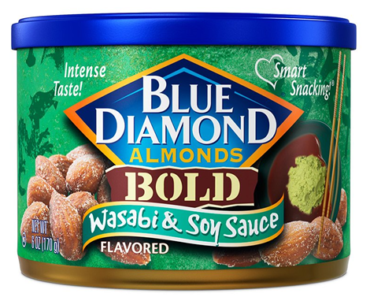 Blue Diamond Almonds, Bold Wasabi & Soy Sauce, 6 Oz – Just $2.47!