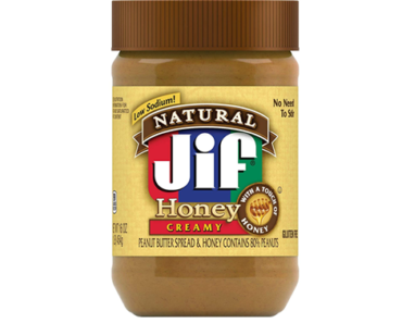 Jif Natural Creamy Peanut Butter Spread and Honey, 16 Ounces – Just $1.68!