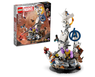 LEGO Marvel Endgame Final Battle, Collectible Marvel Playset with 6 Minifigures Including Captain Marvel, Shuri and Wanda Maximoff, 76266 – Just $56.26!