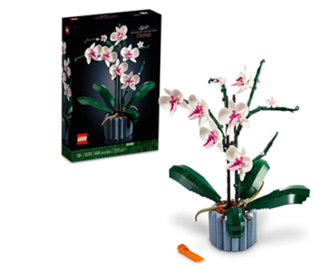 LEGO Icons Orchid Artificial Plant, Building Set, Botanical Collection,10311 – Just $39.99! Awesome for Easter!
