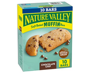 Nature Valley Soft-Baked Muffin Bars, Chocolate Chip, Snack Bars, 10 ct – Just $2.69!
