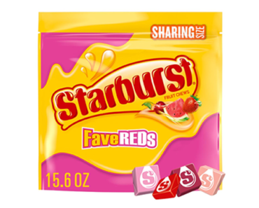 STARBURST FaveREDS Fruit Chews Candy, 15.6-Ounce Pouch – Just $2.97!