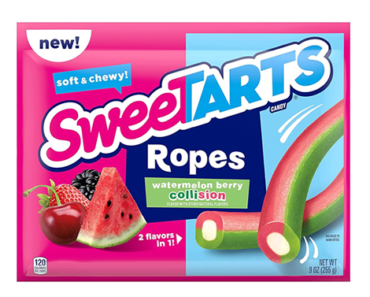 SweeTARTS Soft & Chewy Ropes Candy, Watermelon Berry Flavor, 9 Ounce – Just $2.54!