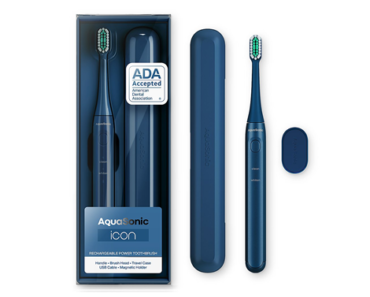 AquaSonic Icon Rechargeable Power Toothbrush – Just $17.95!