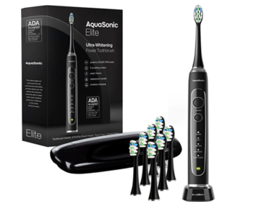 AquaSonic Elite Series Electric Toothbrush – Just $37.95!