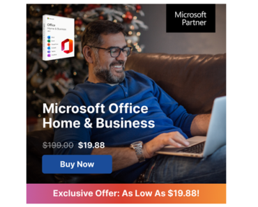 Microsoft Office – One Time Purchase – No Monthly Fees!