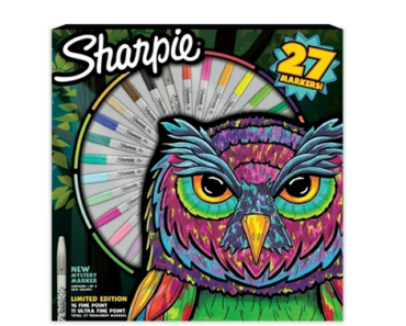 Sharpie Permanent Marker Spinner Pack, 27 Markers – Just $9.97!