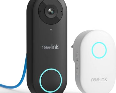 REOLINK Video Doorbell PoE Camera Set – Only $75.99!