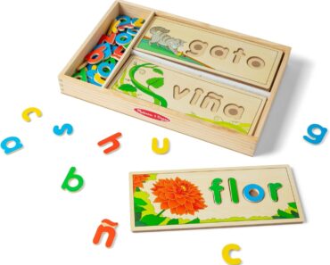 Melissa & Doug Spanish See & Spell Educational Language Learning Toy – Only $8.56!