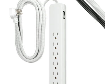 GE 6-Outlet Surge Protector – Only $3.71!