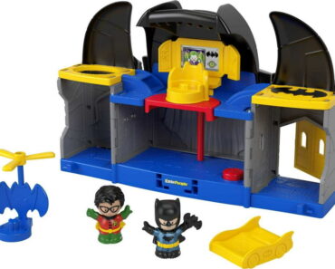 Little People DC Super Friends Batcave Batman Playset – Only $15.61!