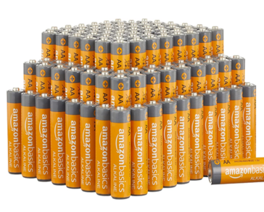 Amazon Basics 100 Pack AA High-Performance Alkaline Batteries – Just $23.37!