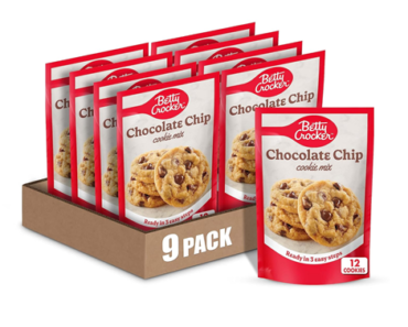 Betty Crocker Chocolate Chip Cookie Mix, Pack of 9 – 3 for Just $18.78!
