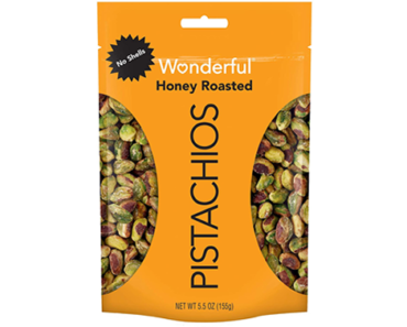 Wonderful Pistachios, No Shells, Honey Roasted, 5.5 oz – Just $3.02!