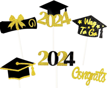 2024 Graduation Cupcake Toppers – Just $8.09!