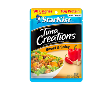 StarKist Tuna Creations Sweet & Spicy, 2.6 oz pouch – Pack of 12 – Just $7.74!
