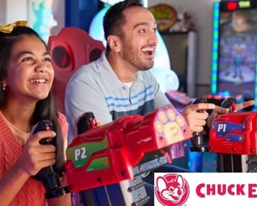 60-Minutes of All You Can Play Games or Family Play & Pizza Package at Chuck E. Cheese – Up to 43% Off!